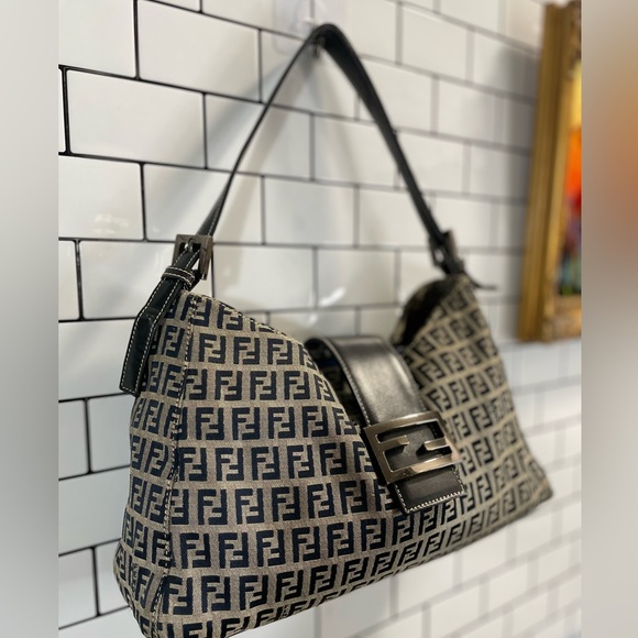 Vintage Fendi Borsa Tracolla Zucca - Picture 5 of 14